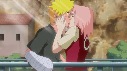 В какой серии аниме-фильма Сакура поцелует Наруто