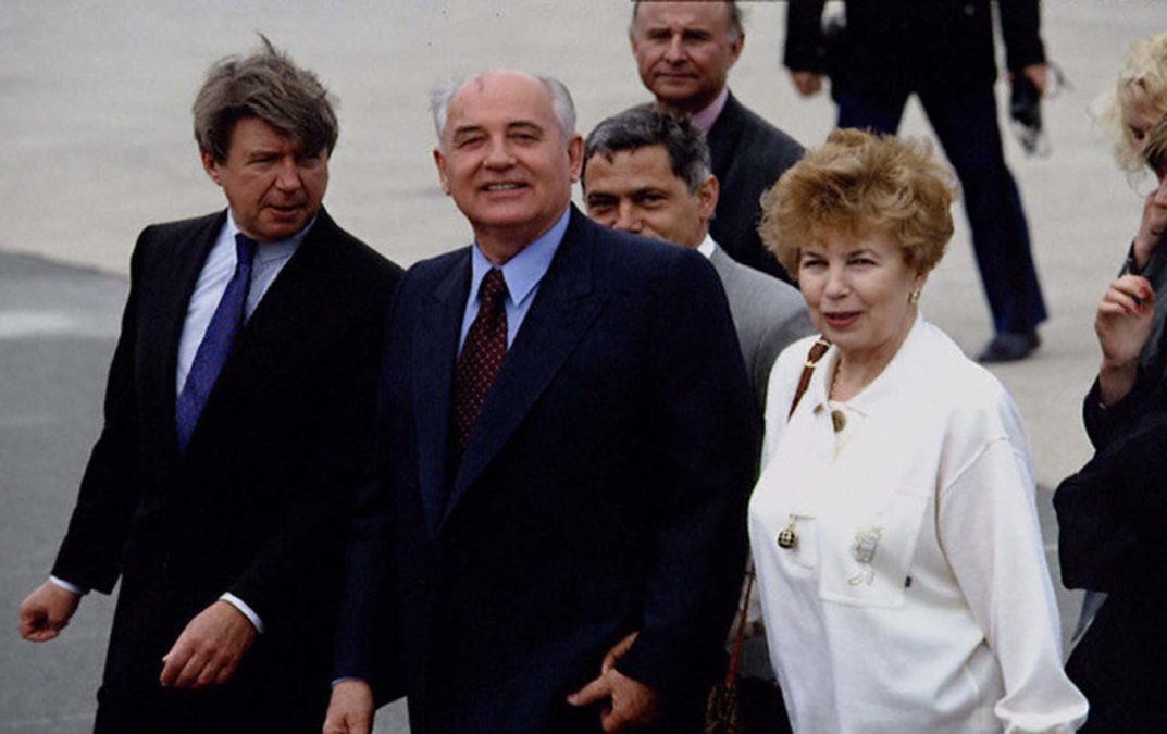 Горбачев с женой