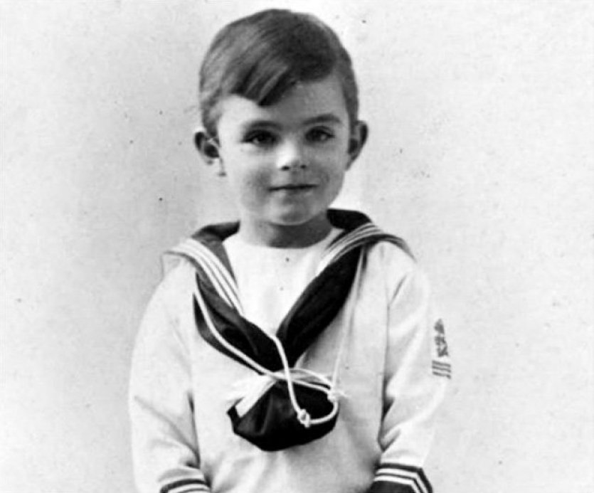 Çocuk Alan Turing.